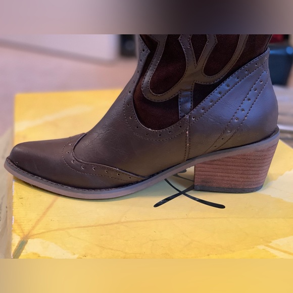 Gomax Brown cowboy boots - Picture 4 of 5